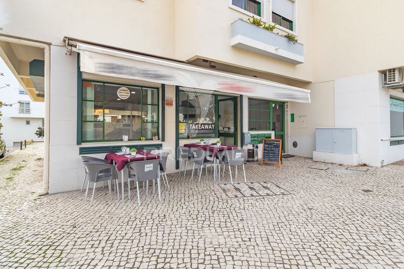 Restaurant Equipped Barreiro - kitchen, wc, esplanade, storefront, furnished, air conditioning