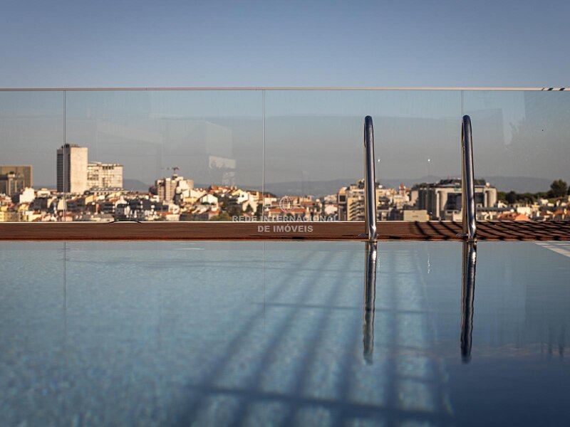 Apartment Duplex au centre T4 Praça de Espanha (nossa Senhora de Fátima) Avenidas Novas Lisboa - copropriété, jardin, piscine, vidéosurveillance, cellier, terrasses