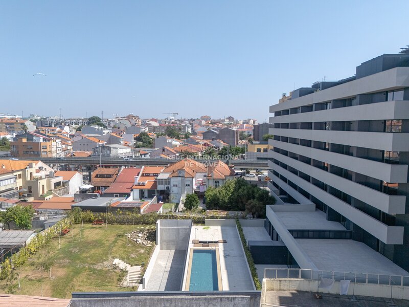 Appartement T2 Fernão Magalhães Paranhos Porto - terrasses, espaces verts, double vitrage, balcons