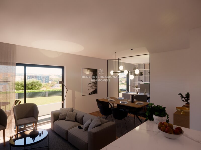 Appartement T1 Duplex in het centrum Matosinhos Cidade (matosinhos) - zonnepanelen, parkeerplaats, garage, centrale verwarming