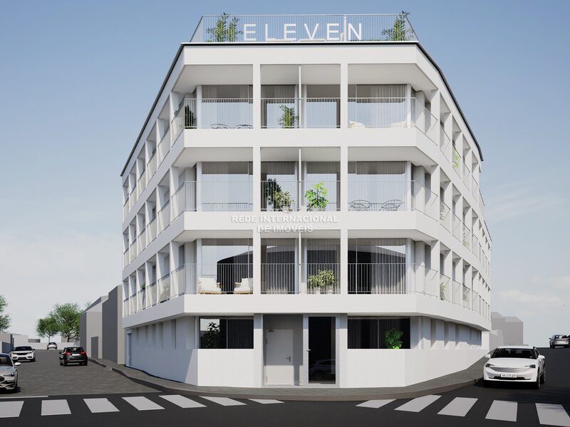 Kerrosasunto Moderni keskustassa T3 Norte Shopping (senhora da Hora) Matosinhos - terassi, parveke, vihreät alueet, ilmastointi, pysäköintipaikka, uima-allas, suljettu asuinalue, autotalli
