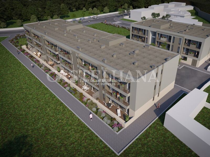 Kerrosasunto T2+1 Parque da Picua Águas Santas Maia - sijainti, terassi