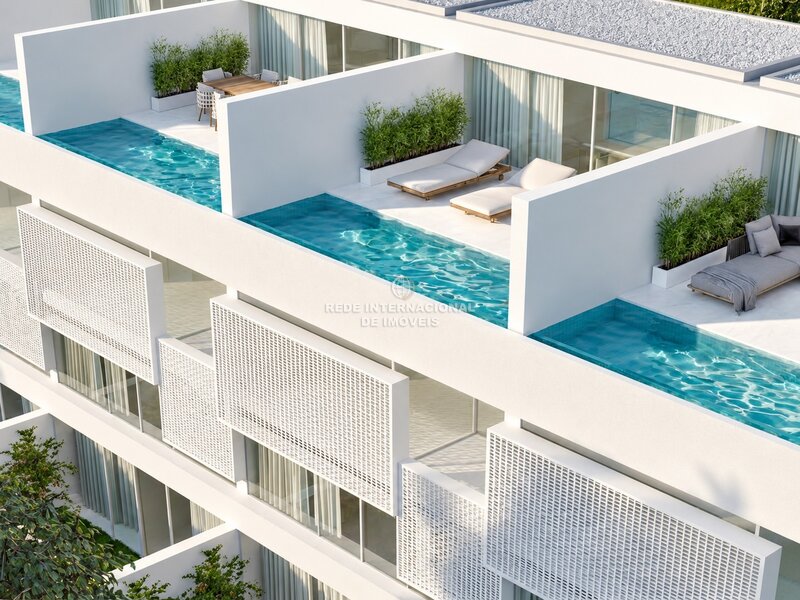 Apartment Modern 4 bedrooms Vilamoura Quarteira Loulé - radiant floor, swimming pool, barbecue