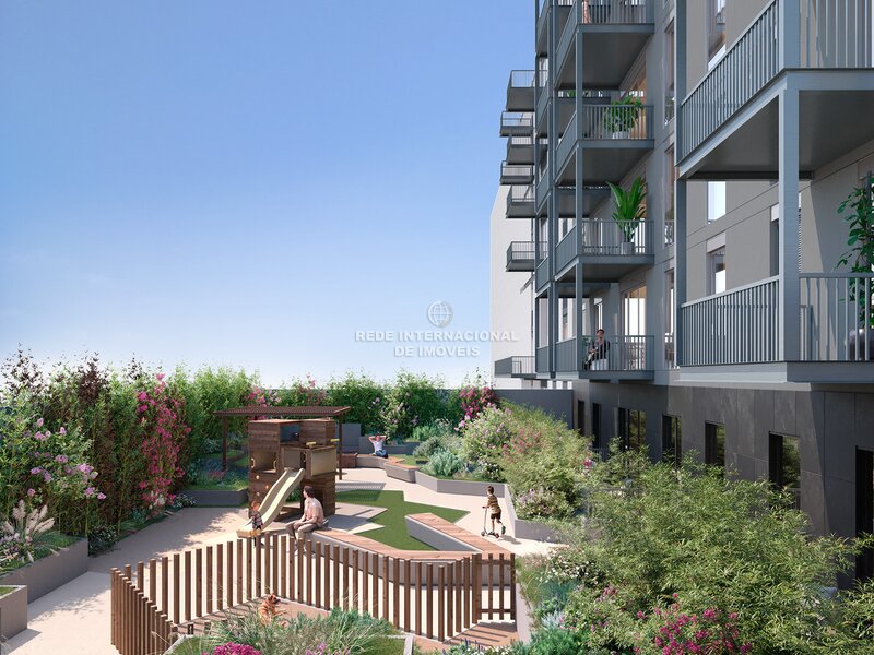 Apartamento Moderno T2 Benfica Lisboa - jardins, equipado, parque infantil
