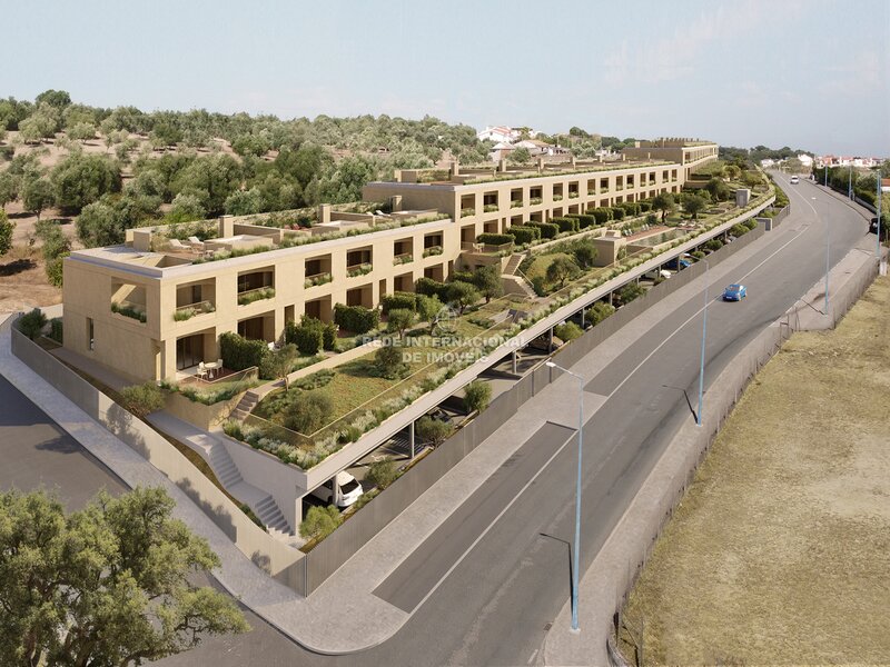 Apartamento T3 no centro álcácer do Sal Santiago Alcácer do Sal - condomínio privado, piscina, jardim, ténis, arrecadação, parque infantil