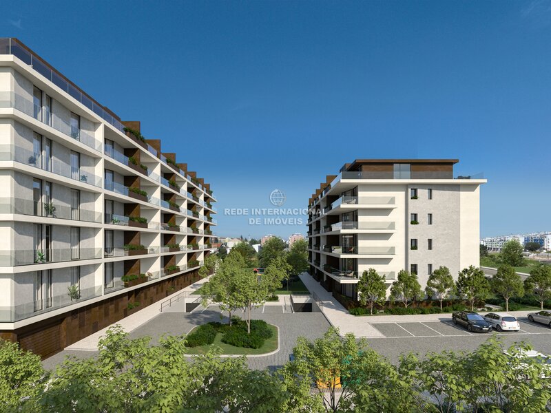 Wohnung Duplex im zentrum T3 Cova da Loba Montijo - gärten, terrassen, balkone