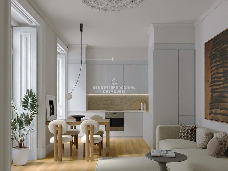 Apartamento T1, novo, em São Bento, Lisboa