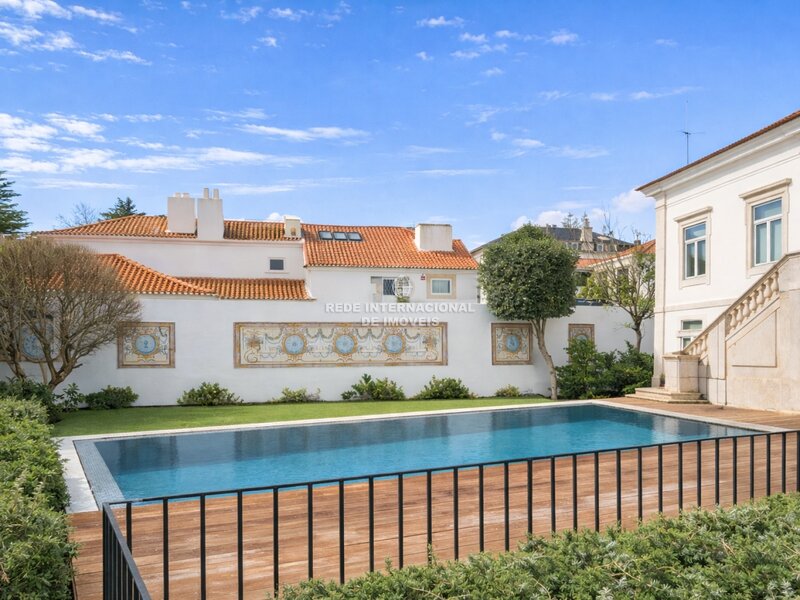 квартира T3+1 Restelo (santa Maria de Belém) Lisboa - пожарные извещатели, сауна, центральное отопление, бассейн, голландская печь, сады, закрытый жилой комплекс, зеленые зоны, кондиционер