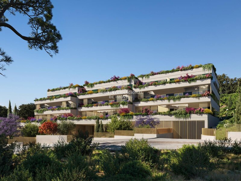 Wohnung T1 Alto da Terrugem Oeiras - grünflächen, gärten, terrassen, ausgestattet, balkone, wohnanlage, swimmingpool