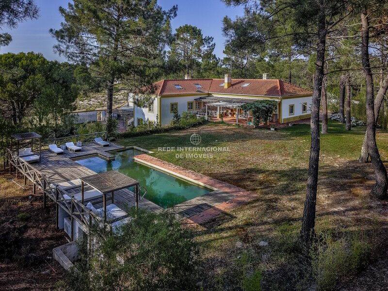 House 6 bedrooms Montalvo Santa Maria do Castelo Alcácer do Sal - attic, fireplace, garden, store room, swimming pool