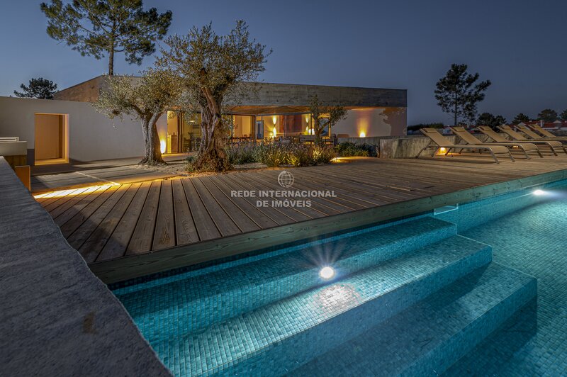 Moradia V4 Carvalhal Grândola - garagem, terraços, piscina