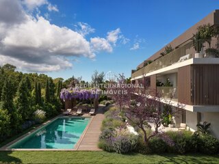Apartamento T2 Barcarena Oeiras - varandas, arrecadação, jardim, zonas verdes, condomínio privado, piscina