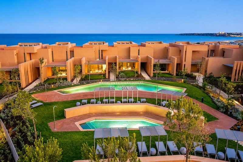 Appartement T1 Palmares Odiáxere Lagos - jardins, court de tennis, plancher radiant, terrasses, piscine