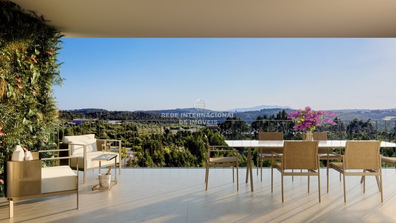 Wohnung T1 Belas Sintra - garten, wohnanlage, tennisplatz, terrasse, abstellraum, swimmingpool