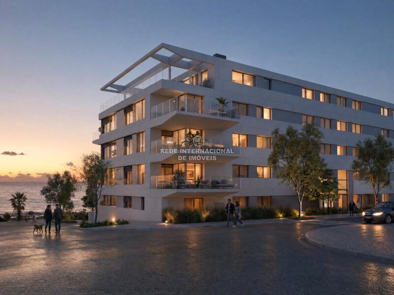 Apartamento em construção T2 Lavadores Canidelo Vila Nova de Gaia - varandas, piscina, condomínio fechado, piso radiante, garagem, equipado, vista mar
