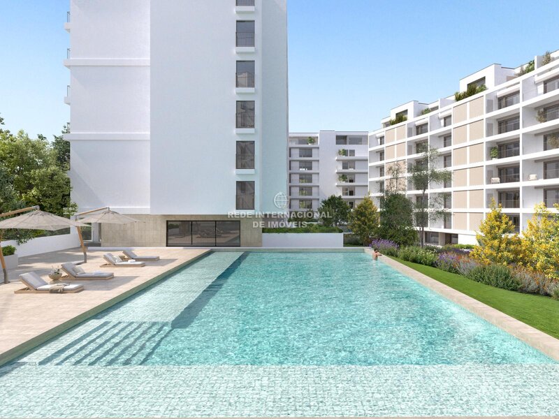 Wohnung T2 Modern Loures - gärten, swimmingpool, klimaanlage, wohnanlage, terrassen, balkone