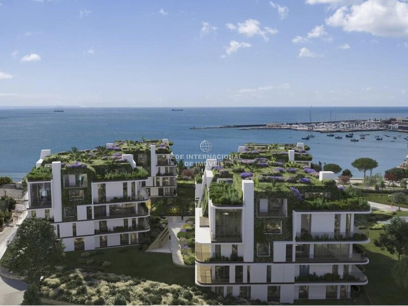 Wohnung meerblick T4 Cascais - abstellraum, swimmingpool, gärten, terrassen, 4. etage, meerblick, grünflächen, schalldämmung