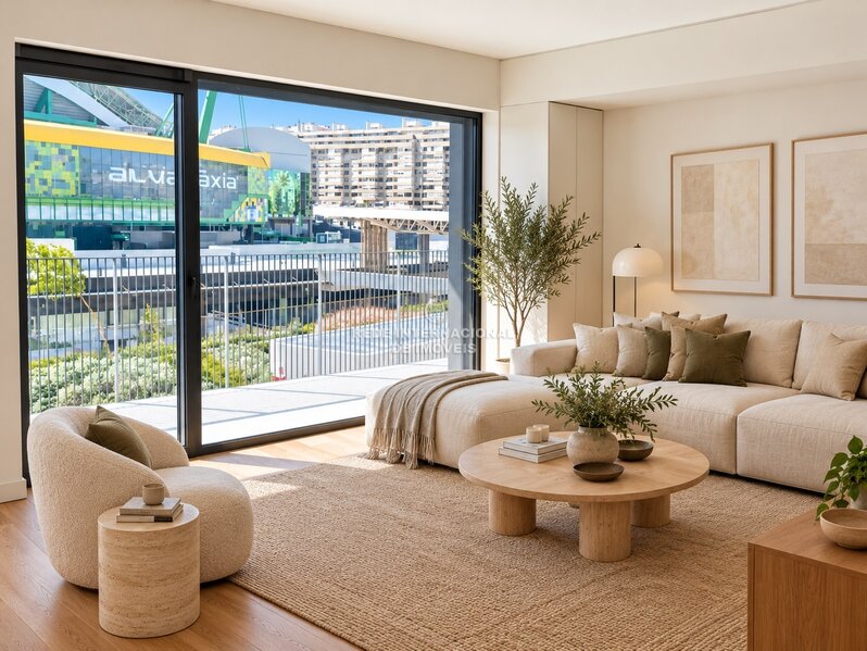 Apartamento T2 novo com varanda no Empreendimento Campo Novo