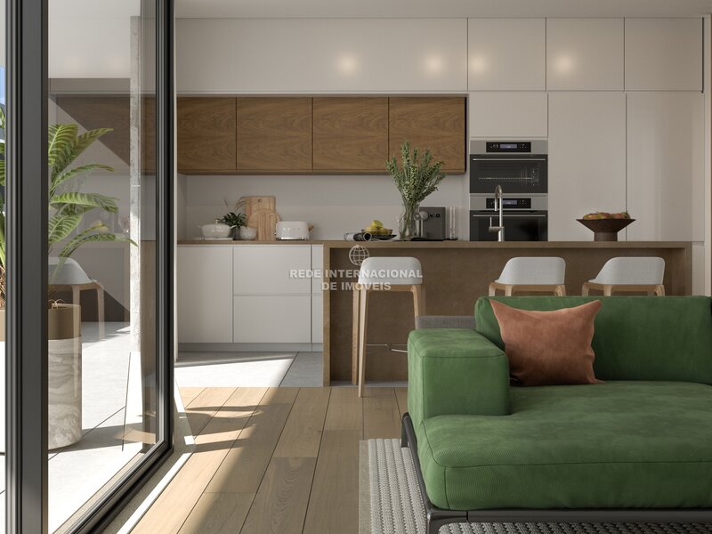 Apartamento T2 em construção Cova da Loba Montijo - arrecadação, varanda