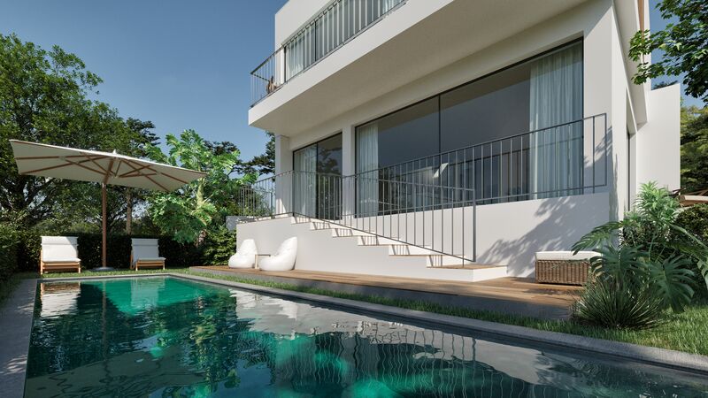 House 3 bedrooms Isolated Murches Alcabideche Cascais - sea view, garden, swimming pool, balcony, balconies