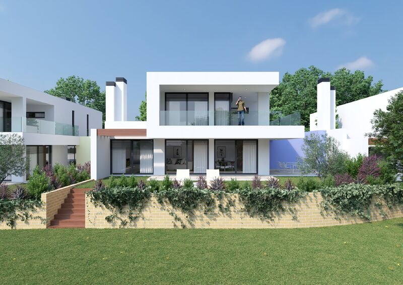 House V5 neues Murches Alcabideche Cascais - alarm, terrace, terraces, air conditioning, solar panels, swimming pool, barbecue, fireplace, underfloor heating, equipped kitchen, garage