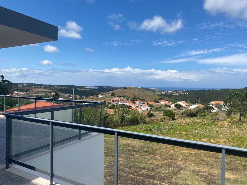 House 4 bedrooms Ericeira Mafra - magnificent view, balconies, garage, equipped kitchen, fireplace, terrace, terraces, solar panel, balcony