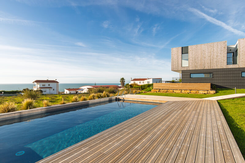 Apartment T3 Ribamar Santo Isidoro Mafra - garden, thermal insulation, sea view, equipped, air conditioning, terrace, store room, kitchen, furnished, swimming pool, solar panels, great view, gardens, gated community, parking lot