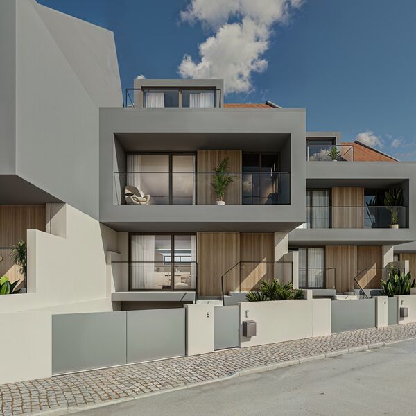 House new 3 bedrooms Ericeira Mafra - balcony, magnificent view, solar panels, garden, terrace, sea view, garage, equipped kitchen