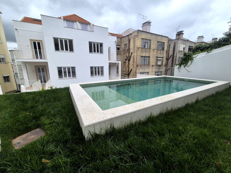 Apartamento T2 Duplex Algés de Cima Oeiras - terraço, jardim, piscina