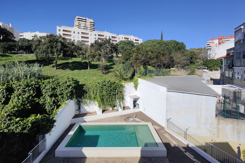 апартаменты новые T2 Algés de Cima Oeiras - бассейн, терраса, сад