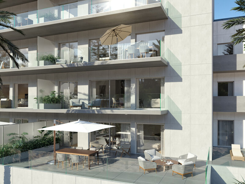 Apartment T2 Campolide Lisboa - air conditioning, double glazing, store room, terrace
