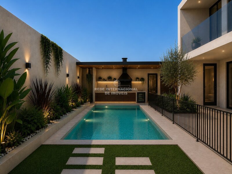 Apartamento T3 novo com piscina na Praia da Barra