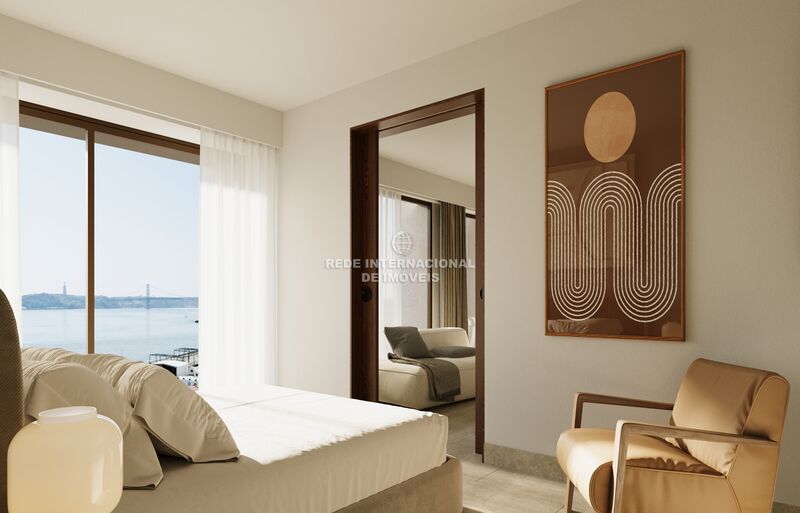Apartment T3 Luxury Misericórdia Lisboa - equipped, river view, balconies, balcony