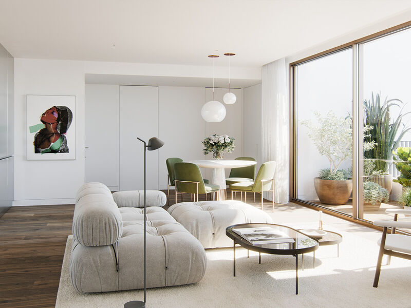 Apartment T1 Duplex Santo António Lisboa - balconies, balcony, condominium, swimming pool