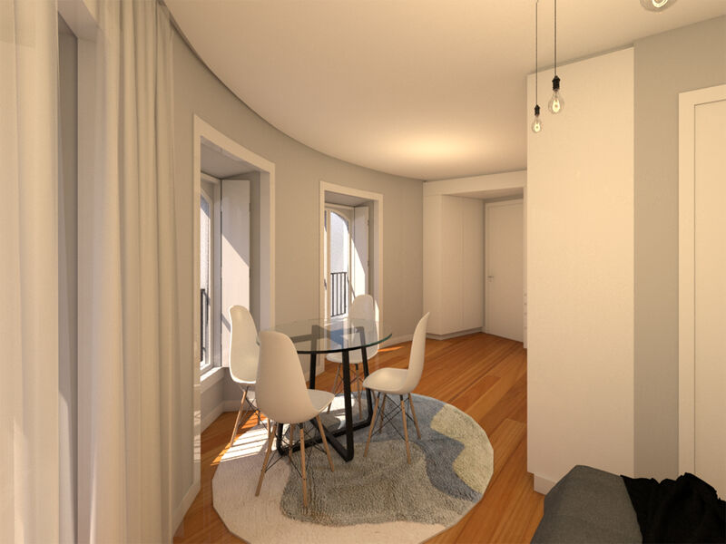 Apartamento Moderno no centro T0 Campolide Lisboa