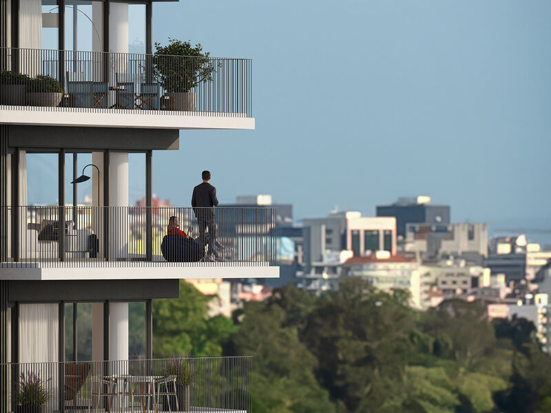 Apartment new 3 bedrooms Avenidas Novas Alvalade Lisboa - garden, store room, swimming pool, balconies, balcony, gardens