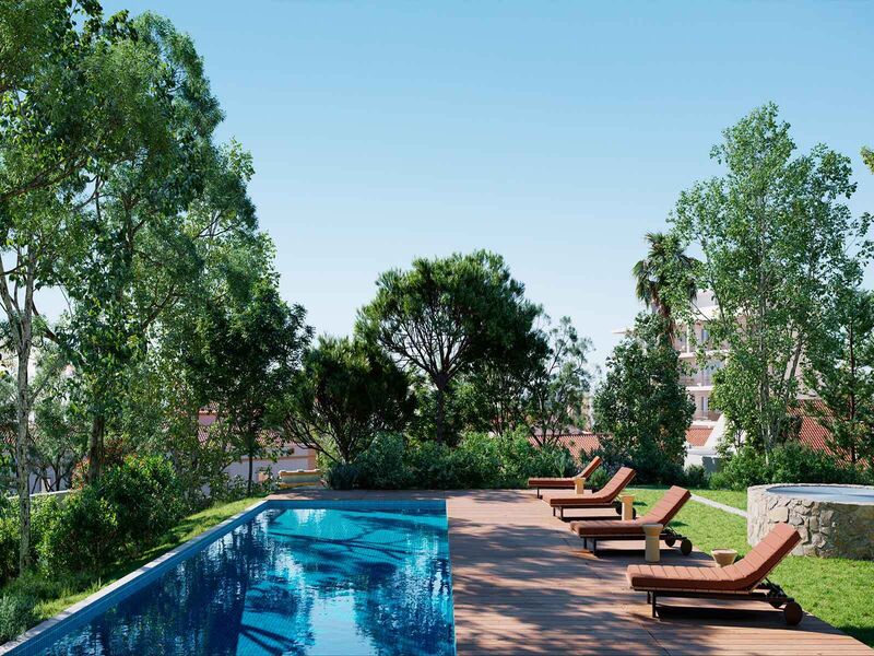 апартаменты современная T3 Alta de Lisboa Lumiar - частный кондоминиум, террасы, веранда, бассейн, терраса, сады, веранды