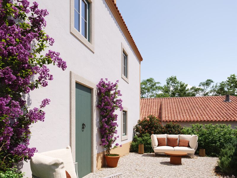 House V3 Alta de Lisboa Lumiar - terrace, private condominium, balconies, garden, gardens, balcony, swimming pool, terraces