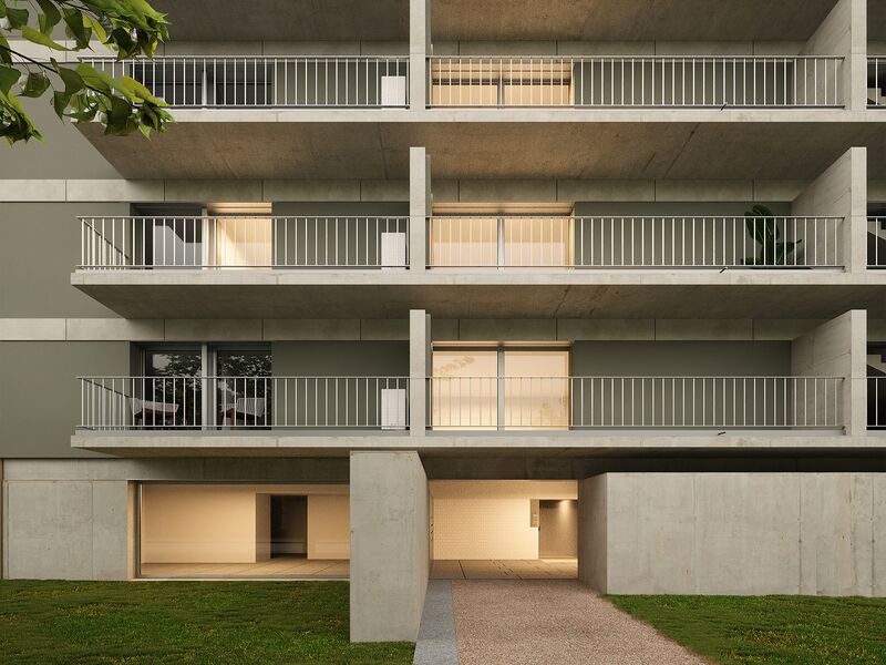 Apartment T2 Metro Salgueiros Paranhos Porto - parking space, balcony, garage