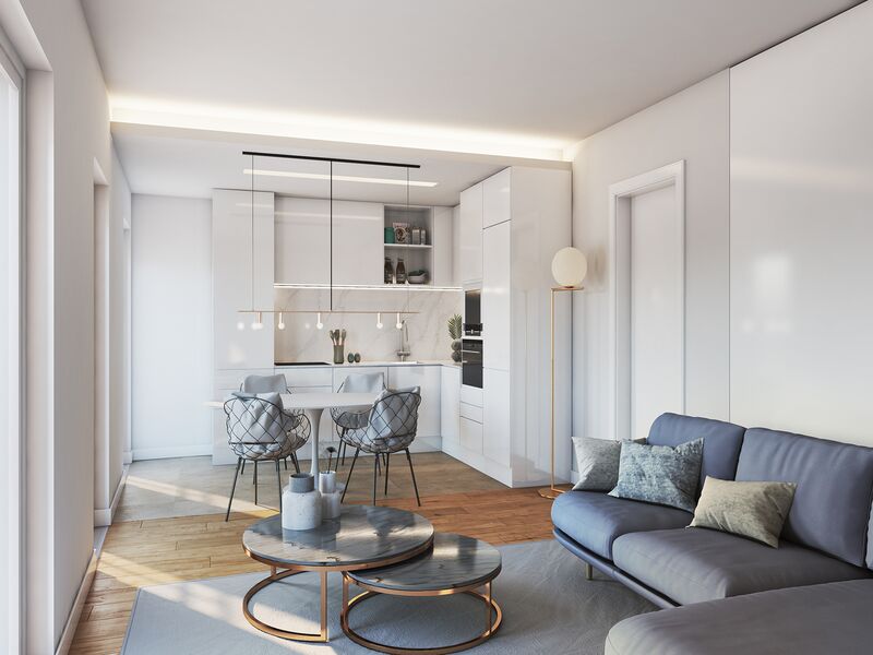 Apartamento novo T1 Praça da Alegria São José Lisboa - ar condicionado