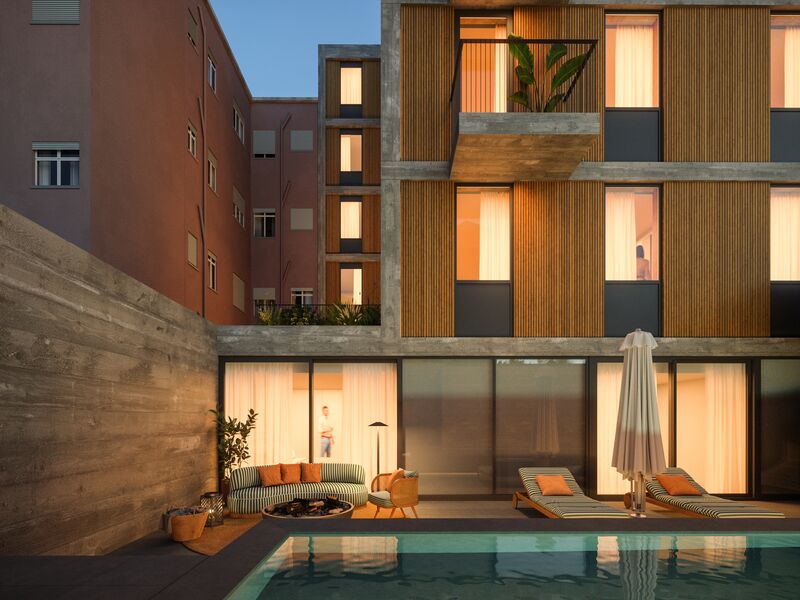 Apartment T4 Duplex Avenida da República Nossa Senhora de Fátima Lisboa - swimming pool, garden, balcony