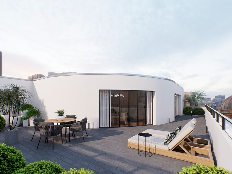 Apartment T3 Duplex Matosinhos-Sul - parking space, balconies, terraces, double glazing, balcony, air conditioning, terrace, garage