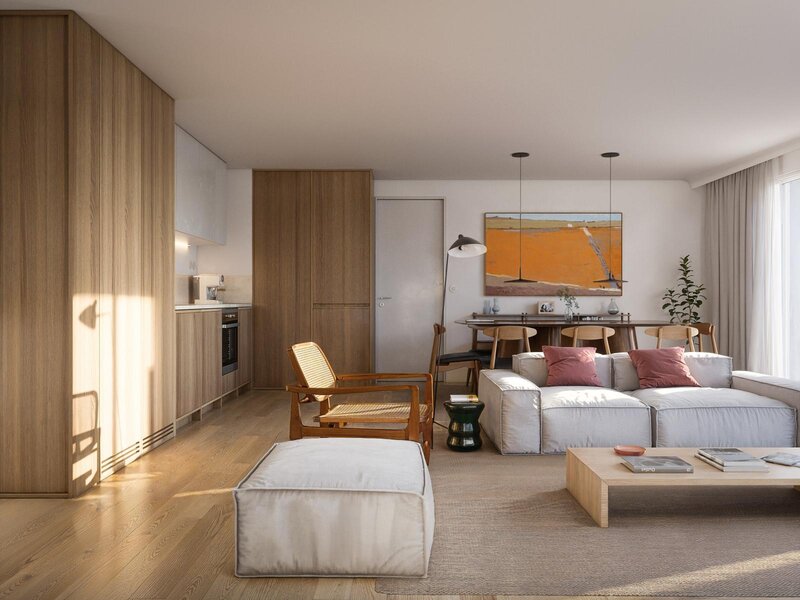 Apartamento Moderno T2 Álcácer do Sal Santa Maria do Castelo Alcácer do Sal - piscina, condomínio privado, sauna, varanda
