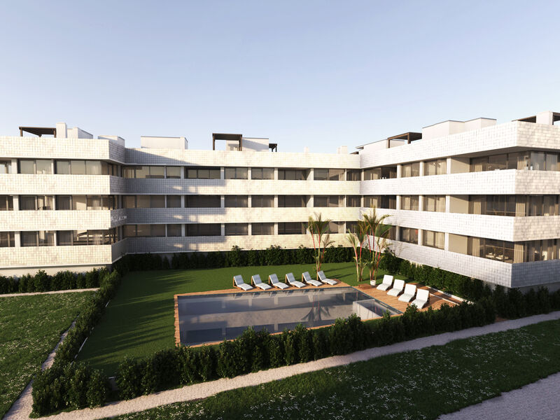 Apartamento T2 Conceição Tavira - jardim, piscina, varandas, garagem, vista mar, terraços, arrecadação, zona calma