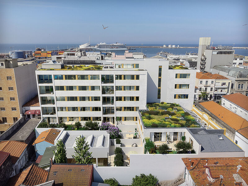 Apartment Modern 2 bedrooms Praia Matosinhos - parking space, terrace, garage