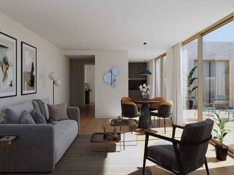 Apartment Modern T2 Praia Matosinhos - garage, parking space, terrace