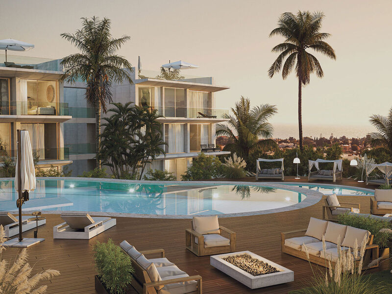 Apartamento T2 perto da praia Alfanzina Lagoa (Algarve) - terraços, piscina