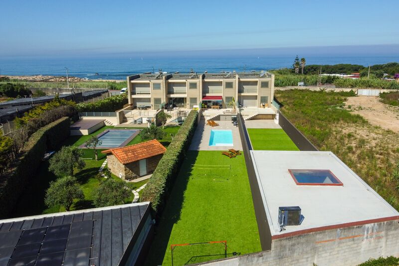 House new beach front 3 bedrooms Madalena Vila Nova de Gaia - garage, balcony, swimming pool, balconies, garden