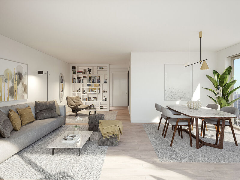 Apartamento T2 Moderno Parque das Nações Olivais Lisboa - varandas, jardins, lugar de garagem, terraços, garagem