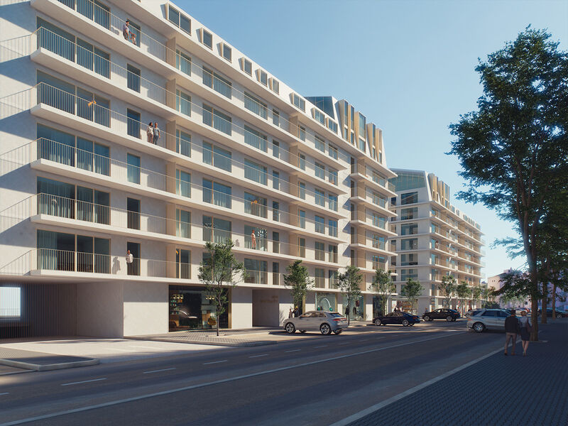 Apartment T2 Modern Parque das Nações Olivais Lisboa - parking space, balconies, balcony, terraces, garage, gardens, terrace